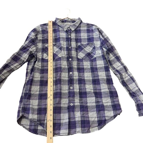 Warp and Weft Long Sleeve cotton Plaid Shirt size XL - Picture 5 of 6